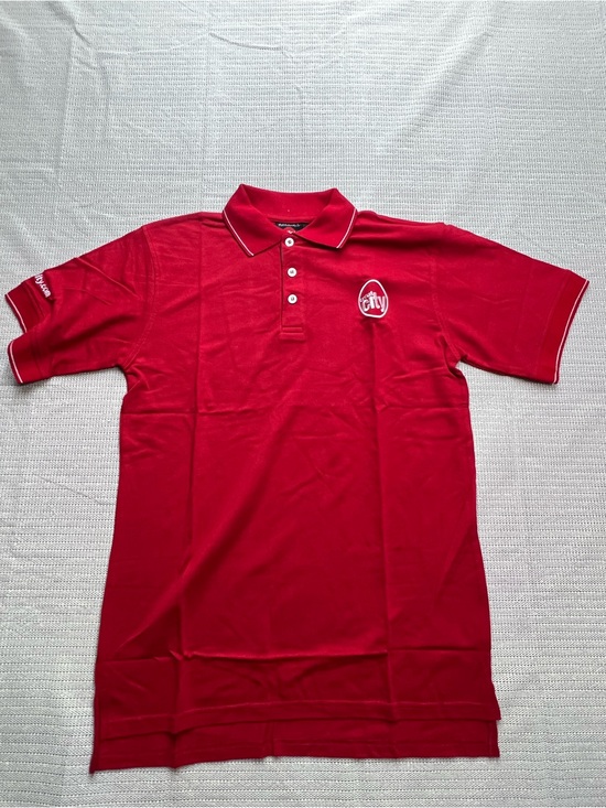 Circuit City Red Polo Employee Logo Shirt Size Male Medium Embroidered Logo